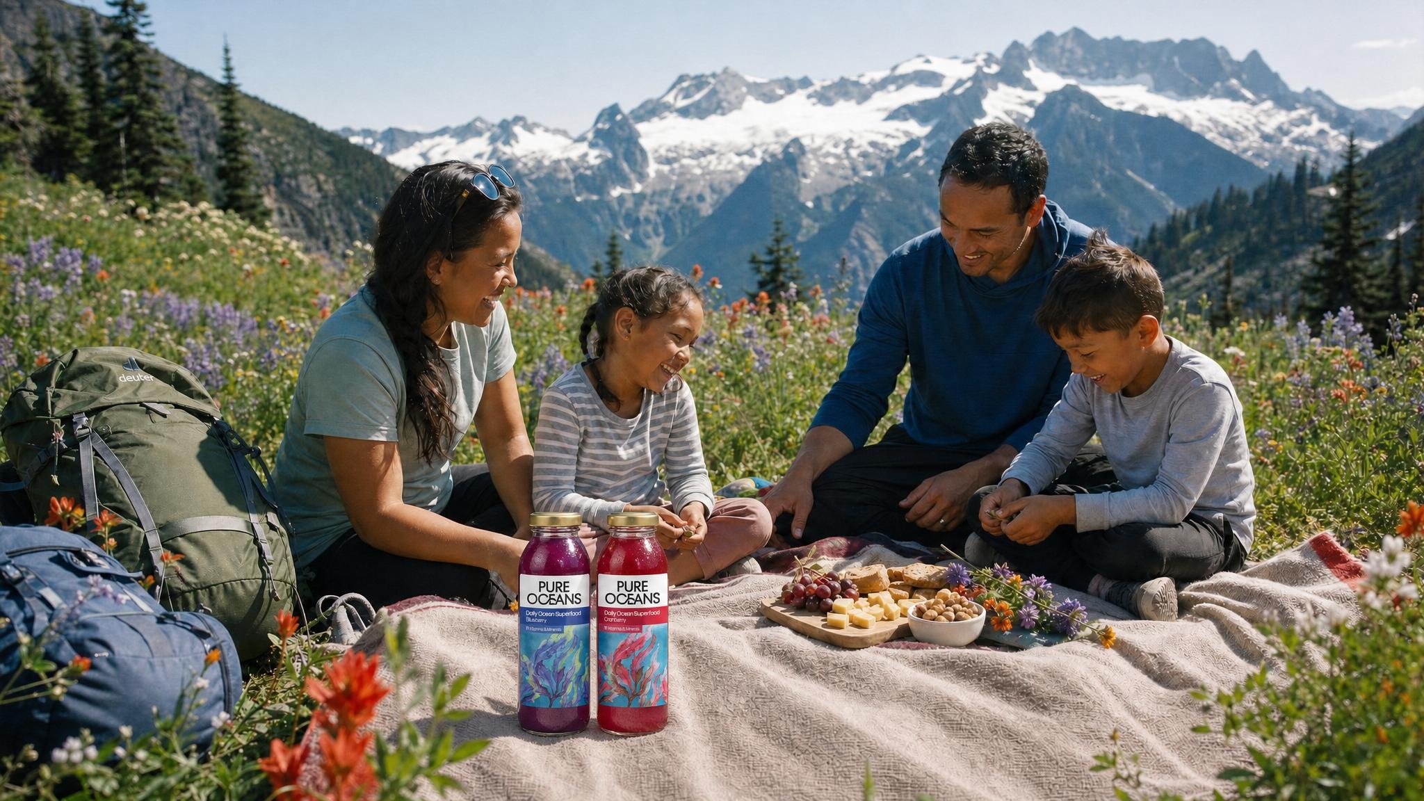 Family in the park
